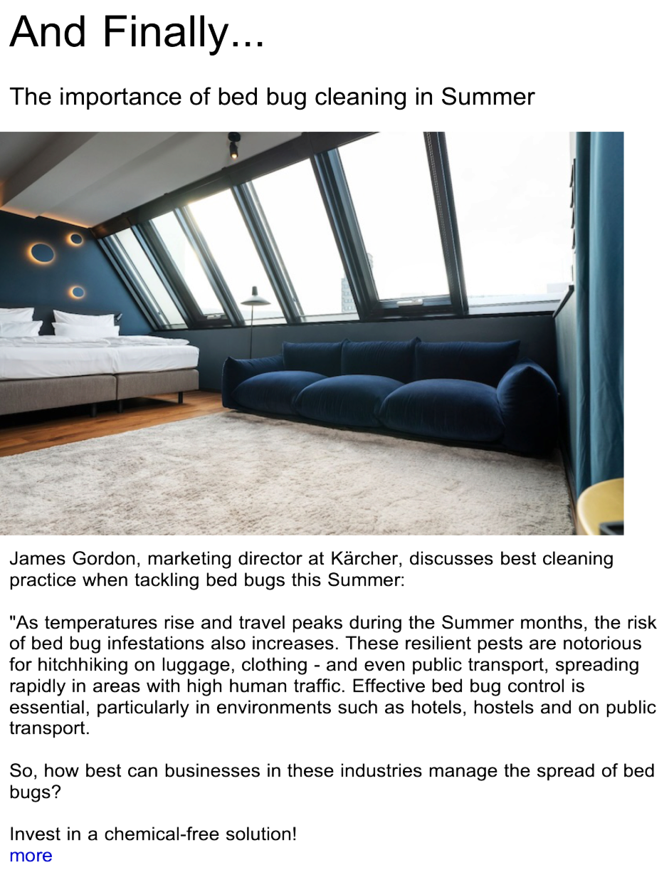 Advert: https://www.thecleanzine.com/pages/22707/the_importance_of_bed_bug_cleaning_in_summer/