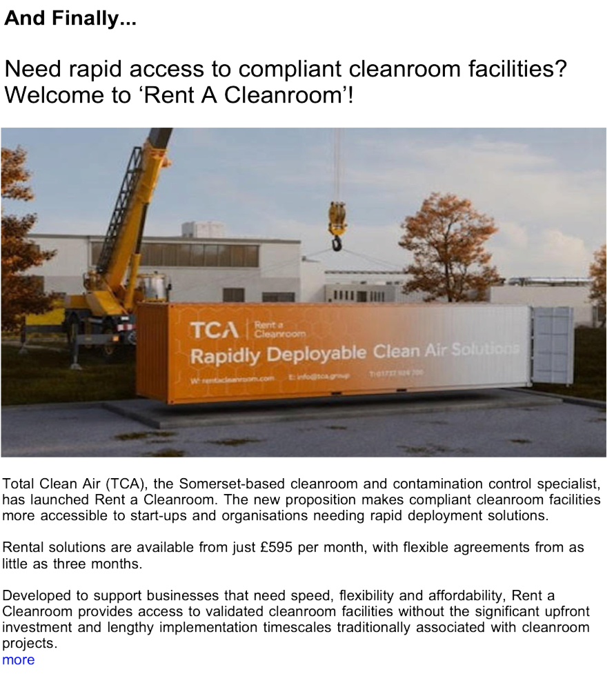 Advert: https://www.thecleanzine.com/pages/24331/need_rapid_access_to_compliant_cleanroom_facilities_welcome_to_rent_a_cleanroom/