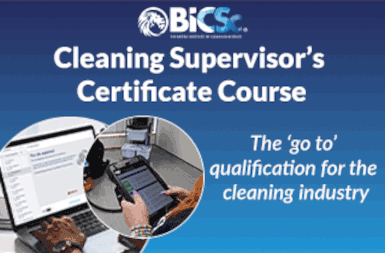 Advert: https://training.bics.org.uk/courses/bcsc-v2-2025?utm_source=cleanzine&utm_medium=advert&utm_campaign=sup_cert