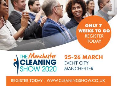 Advert: https://cleaningshow.co.uk/manchester/register-now?utm_source=MCS20+&utm_medium=Online&utm_content=Cleanzine&utm_campaign=Cleanzine+newsletter+banner+