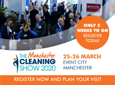 Advert: https://cleaningshow.co.uk/manchester/register-now?utm_source=MCS20+&utm_medium=Online&utm_content=Cleanzine&utm_campaign=Cleanzine+newsletter+banner+