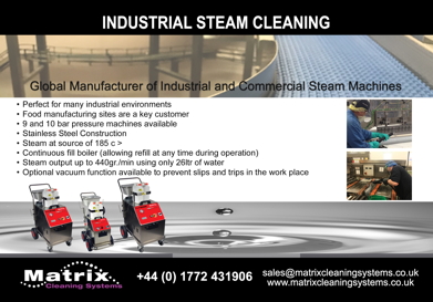 Advert: http://www.matrixcleaningsystems.co.uk/