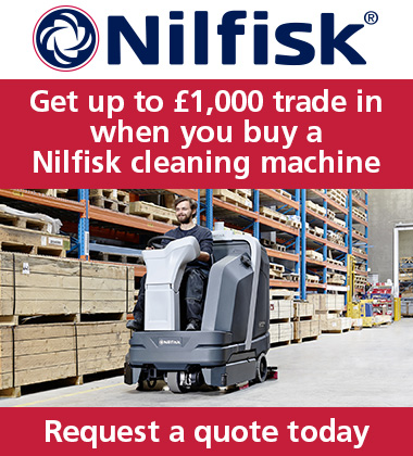 Advert: https://www.nilfisk.com/en-gb/campaigns/trade-in-campaign/Pages/Trade-in-1000.aspx?utm_campaign=Cleanzine-Trade-in-banner&utm_source=Display&utm_medium=Banner